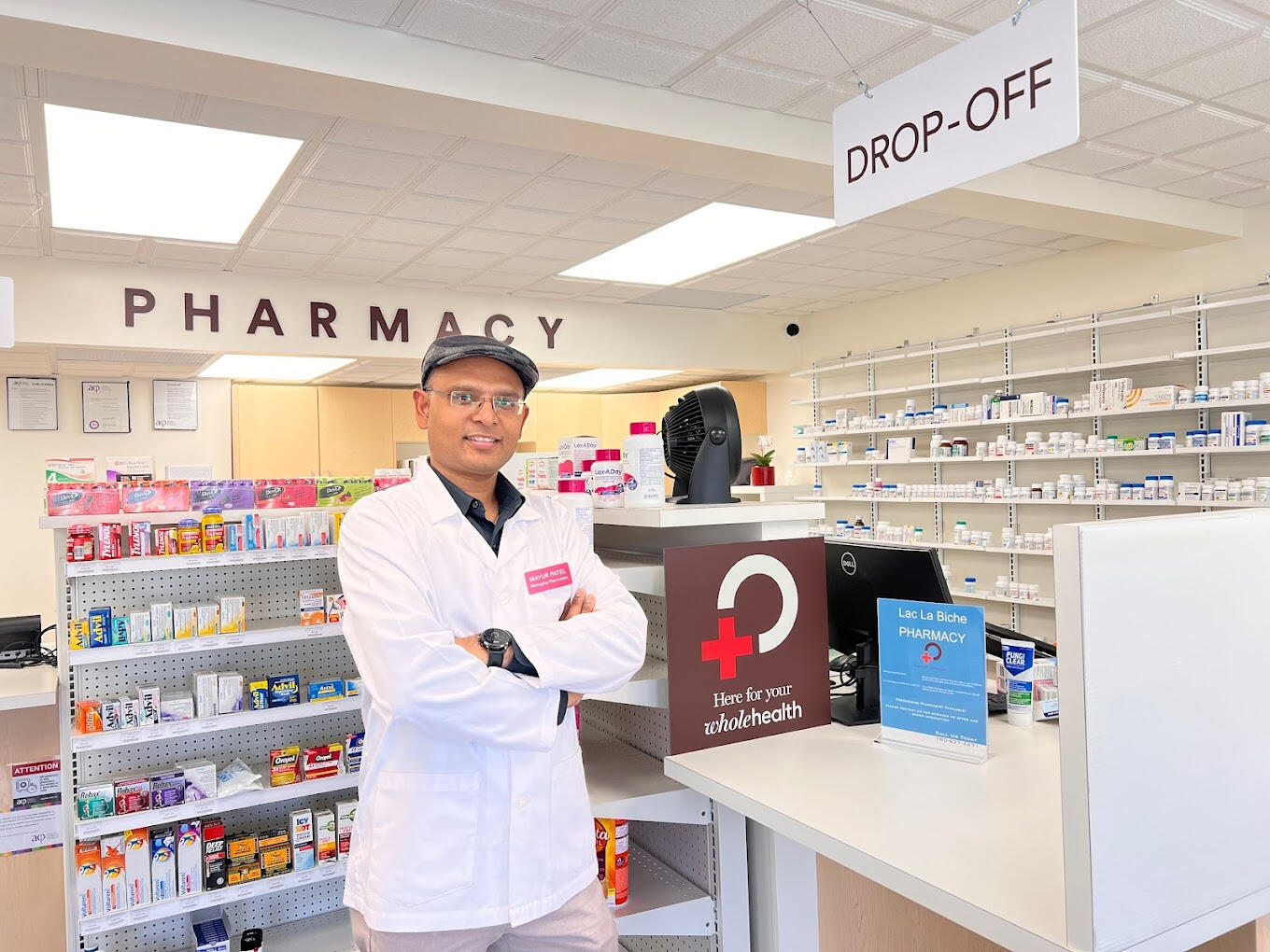 Prescribing pharmacist at Lac La Biche Pharmacy.